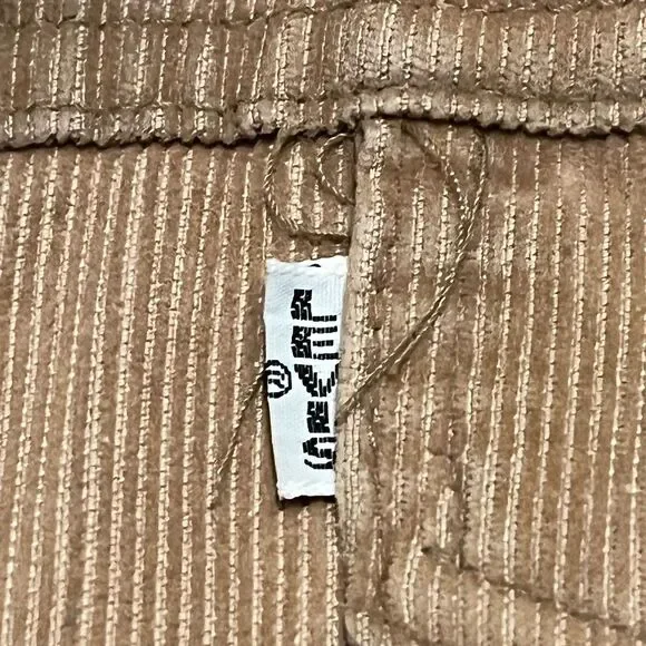 Levi's Vintage Thrashed Big E Sherpa Lined Corduroy Jacket Type 3 Size 42 - Picture 5 of 14